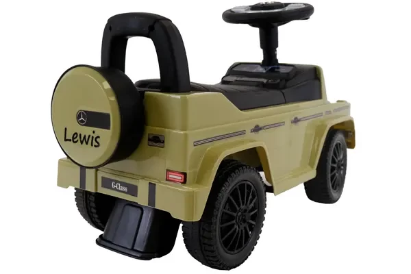 Optional: Namensaufkleber auf der Rückseite