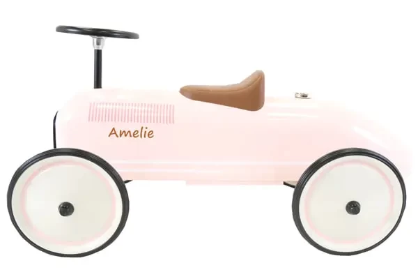 Optional: Namensaufkleber braun