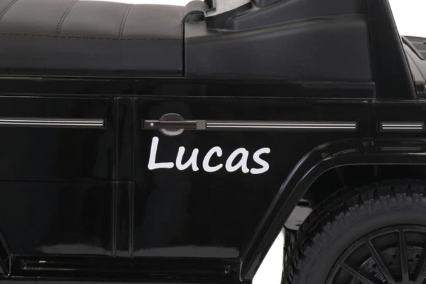 Optional: Namensaufkleber