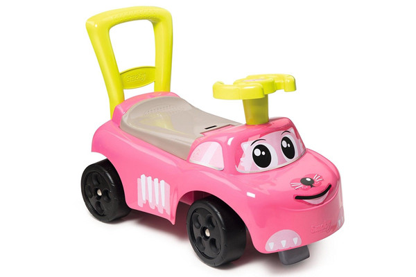 Ride-on rosa Laufauto von Smoby.