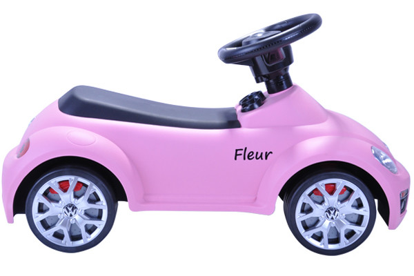 An welche Stellen sollen die 2 Namenssticker geklebt werden?