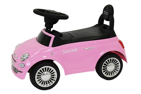 Optional: weißer Namensaufkleber