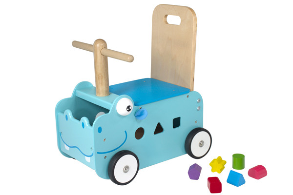 Nilpferd Lauflernwagen ab 1 Jahr.