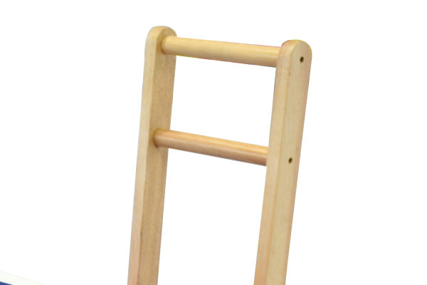 Schubstange aufrecht.