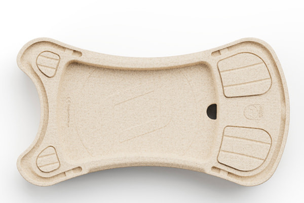 Bodenplatte kann separat als Drehplatte verwendet werden