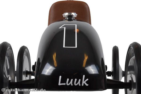 Namen bis max. 10 Zeichen können gedruckt werden.