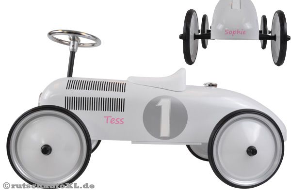 Stickerset (3x) mit Wunschname Rosa.