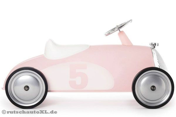 Retro Rutschauto in XL Format, Rennwagen 1950er Jahre.