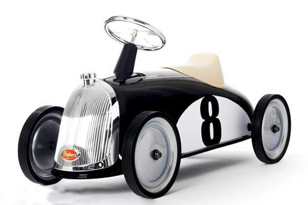 Baghera XL Rider Black, schwarzes Rutschauto.