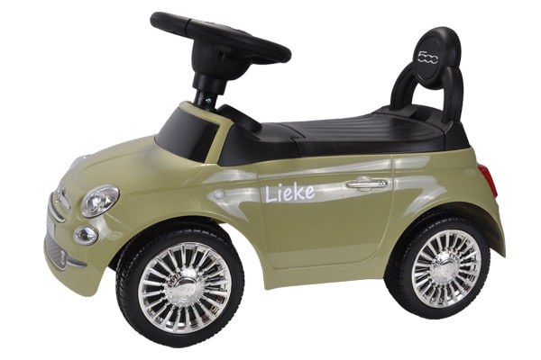 Optional: weißer Namensaufkleber