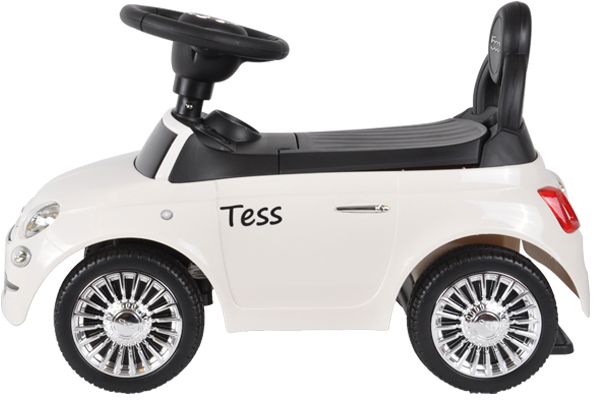 Optional: Namenssticker in Schwarz (Beispiel).