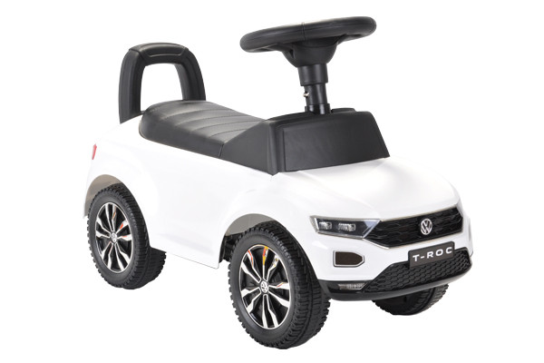 Rutschauto Volkswagen T-roc weiß.