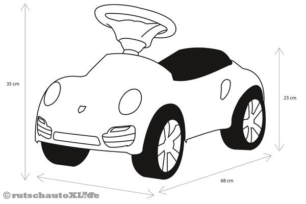 Die Abmessungen des Porsche 911 Turbo S.