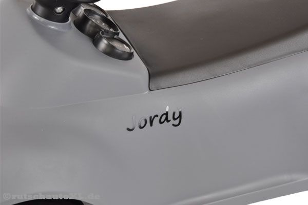 Ein ganz persönlicher Porsche - mit Sticker mit Wunschname.