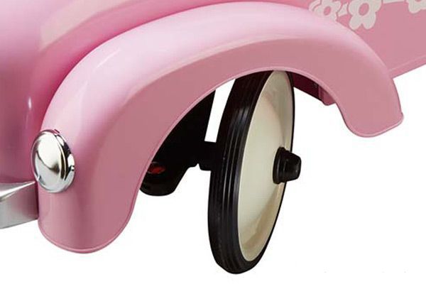 Stahlfelgen mit Gummierung - Räder hinterlassen keine Kratzer.