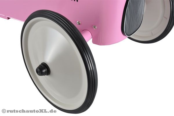 Gummierte Räder sind für Holz Fußböden geeignet.