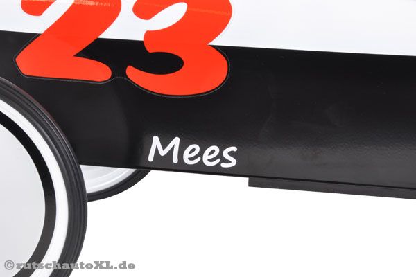 Weißes Stickerset passend zum Rutschauto Max.