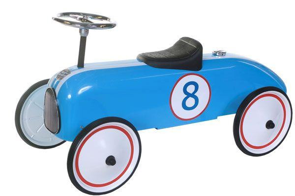 Rutschauto im Stil der Formel 1 Rennwagen aus den 1950-ern.