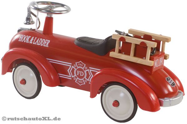 Das Metall Rutschauto ist drinnen und draußen verwendbar.