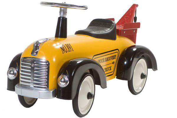 Der Abschleppwagen Tommy im angesagten Retro Stil.