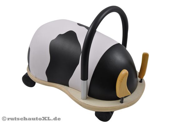 Schwarz mit weißen Flecken.