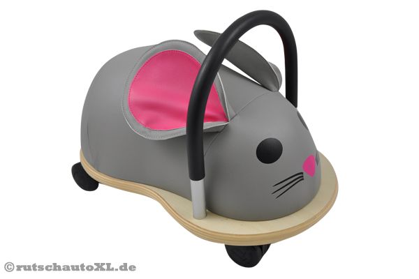 Mit praktischem Bügel zum Lenken.