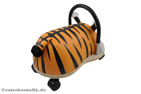 Der Wheelybug Tiger hat ein echtes Tigermuster.