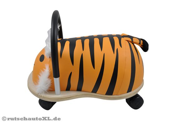 Der einzige Tiger mit freiem Auslauf.